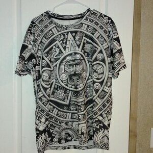 Light weight Sz. Large men's Aztec T-shirt
